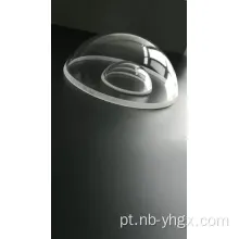 Lente dome de 8&quot; de diâmetro com revestimento anti-reflexo